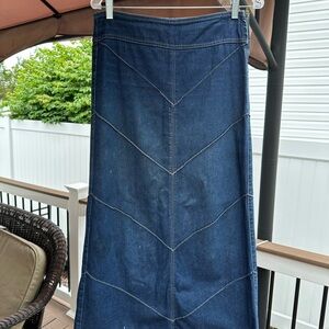 Z. Cavaricci Dark Blue Denim Skirt